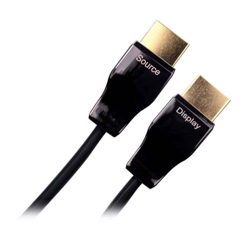 Progressiverobot 20m Black Armoured Active Optical HDMI 2.1 Cable